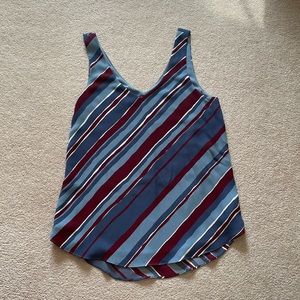 RW&CO striped crepe top